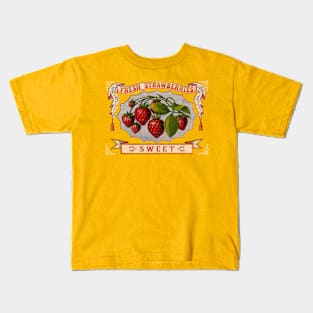 Fresh Strawberries Kids T-Shirt